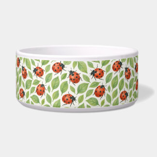 Écuelle Feuilles et coccinelles