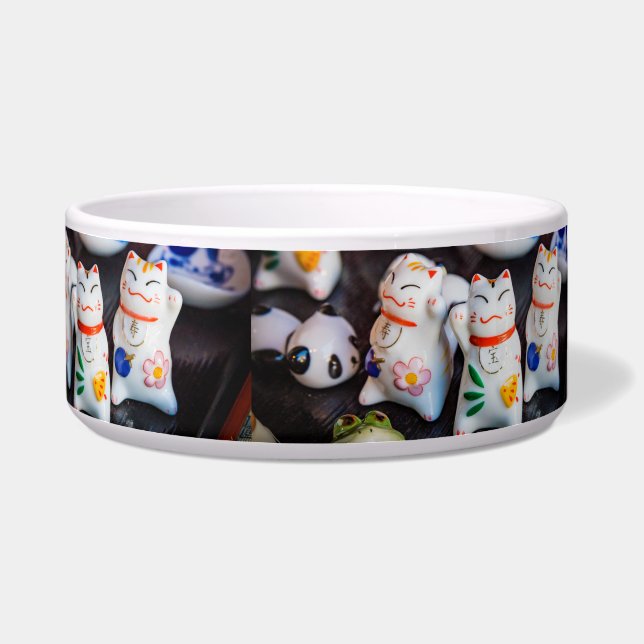 Écuelle figurines de chats à Beckoning (Droite)