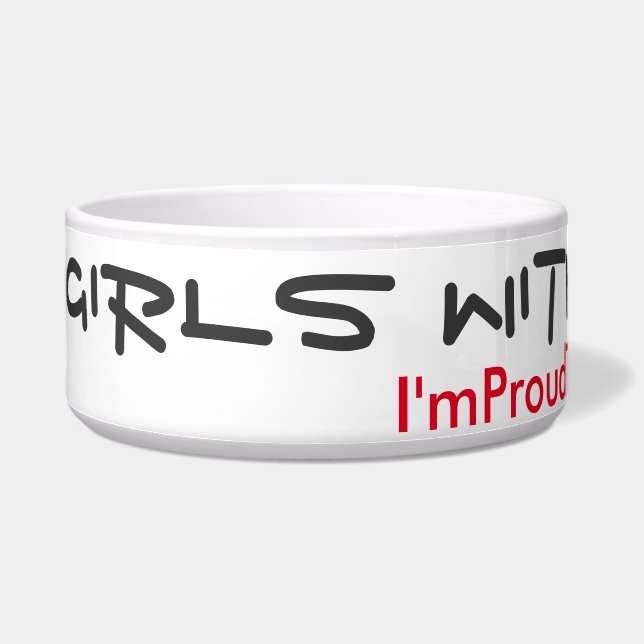 Écuelle Filles avec la règle de queues ! (Gauche)