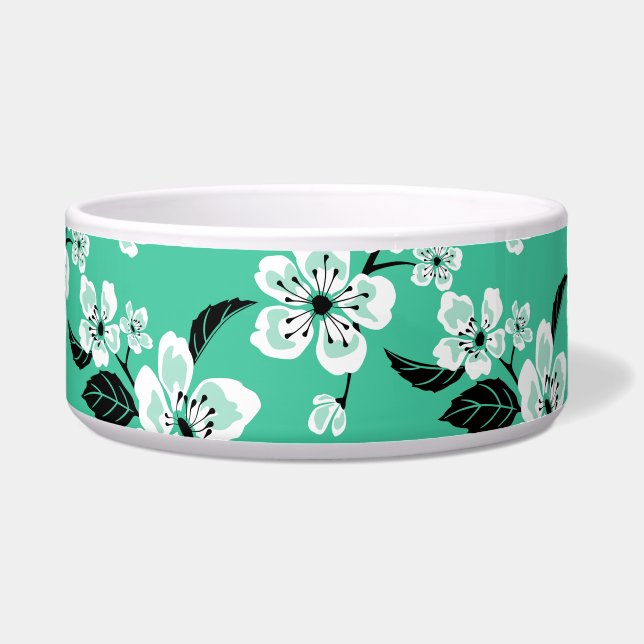 ÉCUELLE FLEUR DE CERISIER - SAKURA DANS LA MENTHE (Devant)