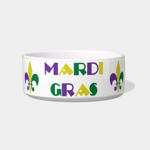 Écuelle ~ Fleur De Lis de mardi gras