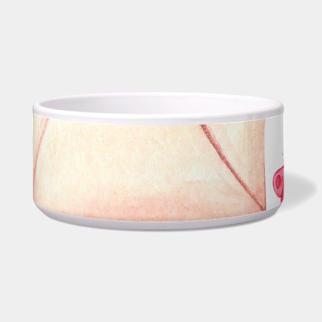 Écuelle Fleurs d'aquarelle dans les enveloppes : motif tra (Devant)