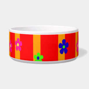 Écuelle Fleurs Pet Bowl,