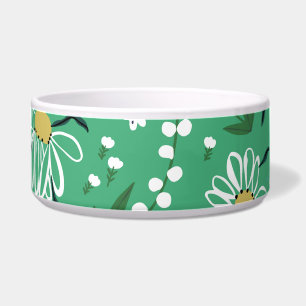 Écuelle Fleurs Rétro, Motif Botanique Sans Seamless.