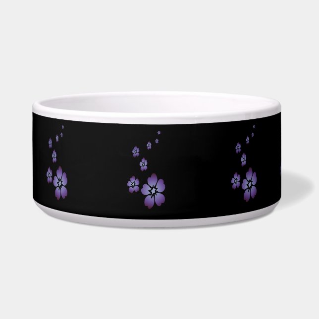 Écuelle Fleurs violettes (Devant)