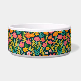 Écuelle Fleurs vives et colorées