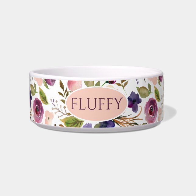 Écuelle Floral Pet Bowl (Devant)