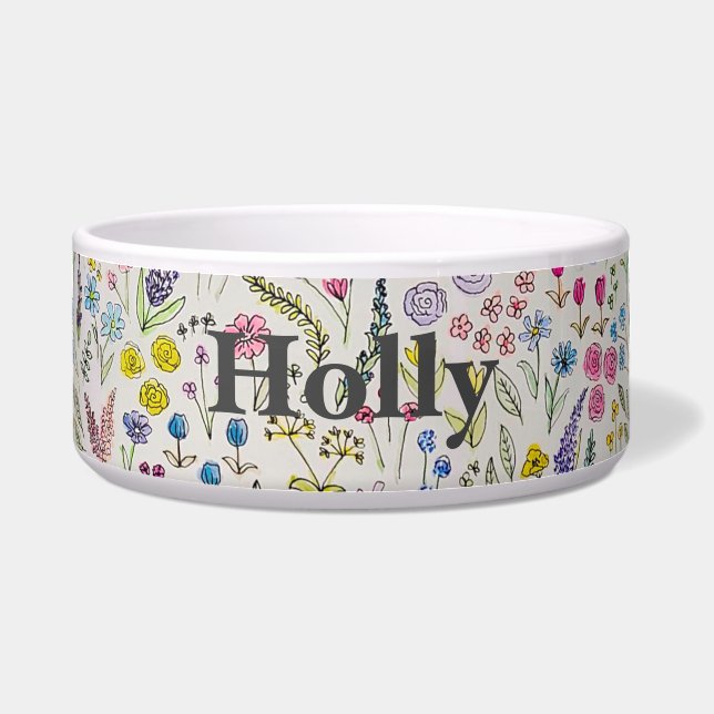 Écuelle Floral Porte - clé Wrist (Devant)