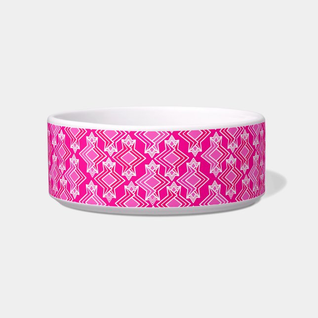 Écuelle Fond d'écran Art Déco Motif, Fuchsia Pink (Gauche)