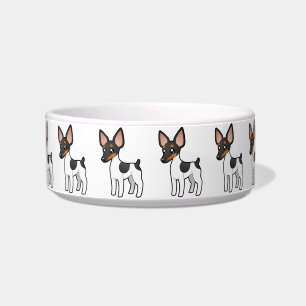 Écuelle Fox Terrier de Rat terrier/jouet de bande dessinée
