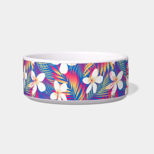 Écuelle Frangipani arc-en-ciel tropical (Gauche)
