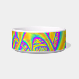Écuelle Funkidelic Dichroic Fused Glass Fractal