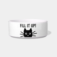 Funny Black Cat - Remplissez-le ! Fun Kitty Food B