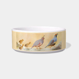 Écuelle Gambrel's Quail Painting Original Bird Art