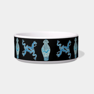 Écuelle Ginger Jar Blue Chinese Dragon CC chien