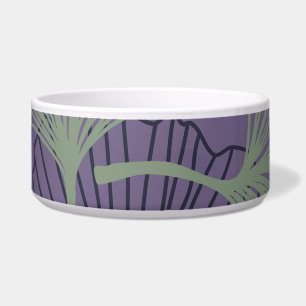 Écuelle Gingko biloba : motif vintage abstrait.