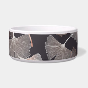 Écuelle Ginkgo feuilles : élégant motif naturel.