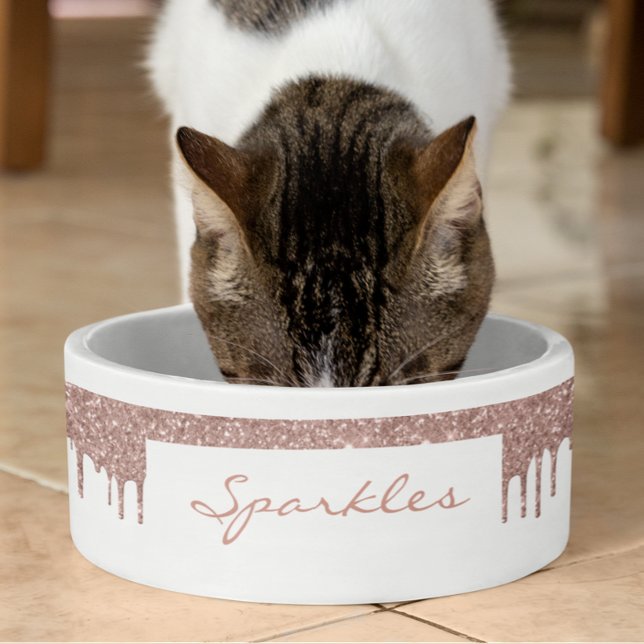 Écuelle Glam Rose Gold Parties scintillant Drivers Chic Pe (Créateur téléchargé)