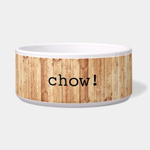 Écuelle Grande "bouffe !" cuvette en céramique de chien -