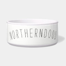 Grande cuvette en céramique de chien