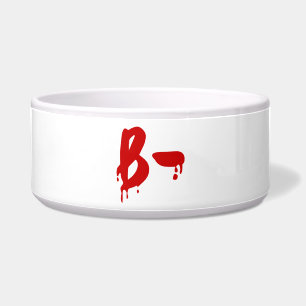 Écuelle Groupe sanguin B- Hôpital d'horreur négatif