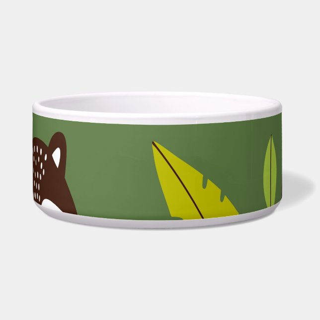 Écuelle Habitants de la forêt : motif scandinave pour enfa (Devant)