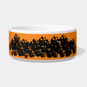 Écuelle Halloween crânes effrayants empiler motif orange n