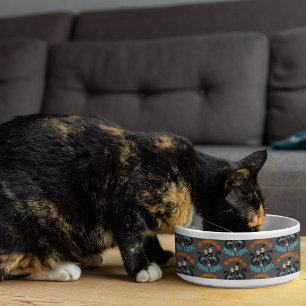 Écuelle Hanté par votre amour Sugar Skull Cats