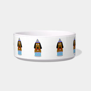 Écuelle Happy Birthday Pup Ceramic Pet Bowl