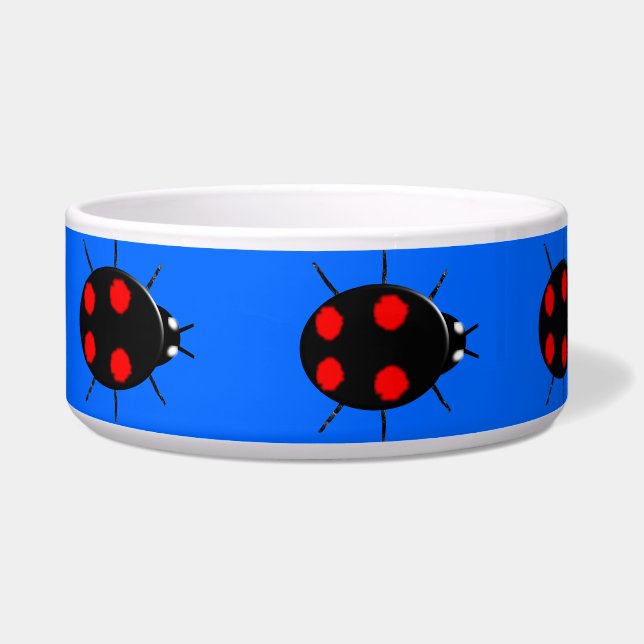 Écuelle Harlequin Ladybird Dog Bowl (Gauche)