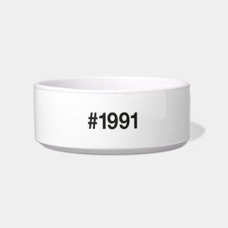 Écuelle Hashtag 34 Anniversaire 1991