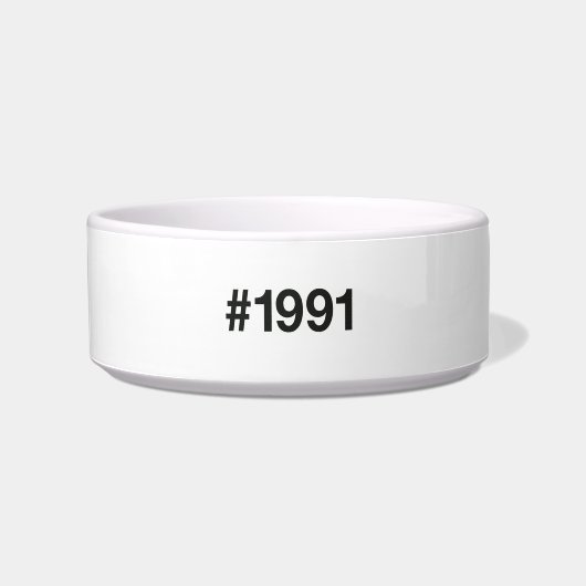 Écuelle Hashtag 34 Anniversaire 1991 (Devant)