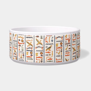 Écuelle hiéroglyphes de l'ancienne égypte motif histo