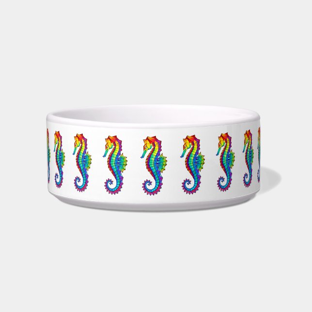 Écuelle Hippocampe polygonal arc-en-ciel (Devant)