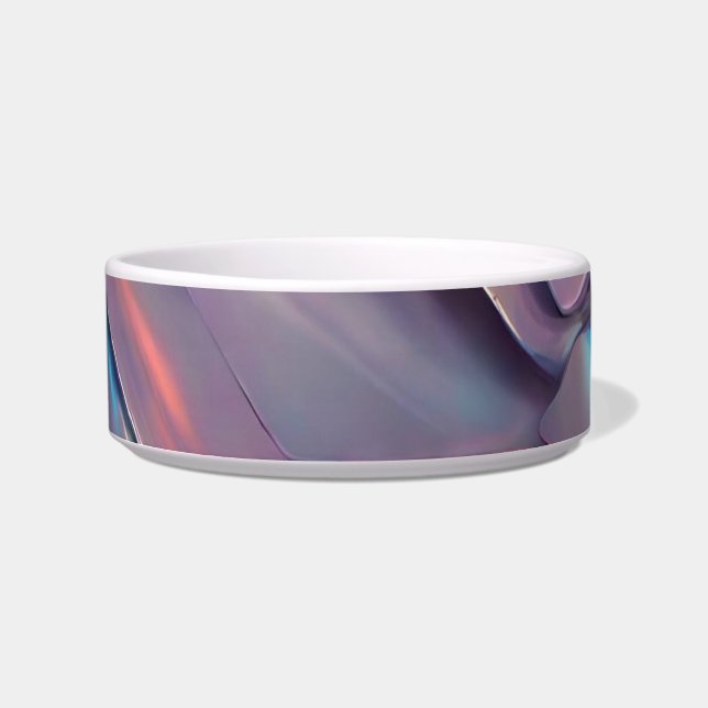 Écuelle Holographie abstraite/iridescente futuriste (Devant)