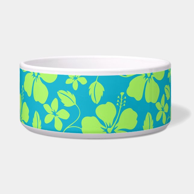 ÉCUELLE HULA HAWAIEN (HIBISCUS) CITRON VERT (Devant)