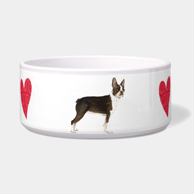 Écuelle I Love my Boston Terrier (Droite)