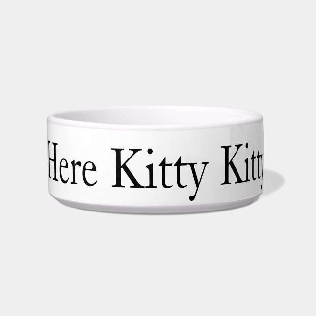 Écuelle Ici Kitty Kitty Medium Pet Bowl (Devant)