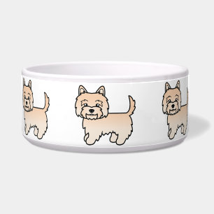 Écuelle Illustration de chien de dessin animé Cairn Terrie