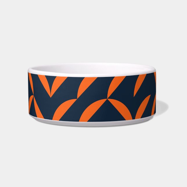 Écuelle Illustration ondulée orange, cool, moderne, tendan (Devant)
