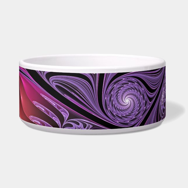 Écuelle Imaginaire coloré Abstrait Trippy Violet Fractal (Devant)