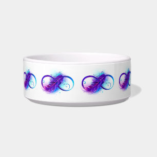 Écuelle Infinity with purple feather