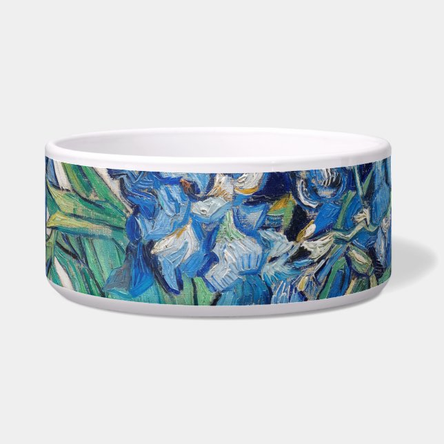 Écuelle Iris bleus par Vincent Van Gogh Beaux-Arts (Devant)