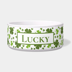 Écuelle Irish Personnalisé Grand Chien Bowl Lucky