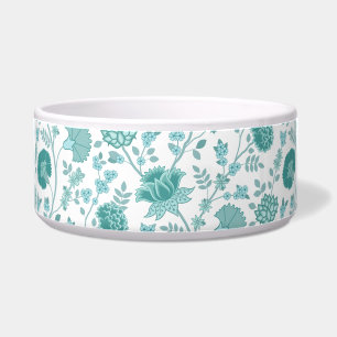 Écuelle Jacobean Floral Big Motif Tee sur blanc