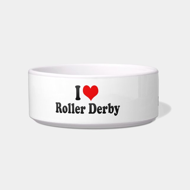 Écuelle J'aime le rouleau Derby (Devant)