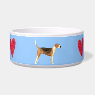 Écuelle J'aime mon American Foxhound