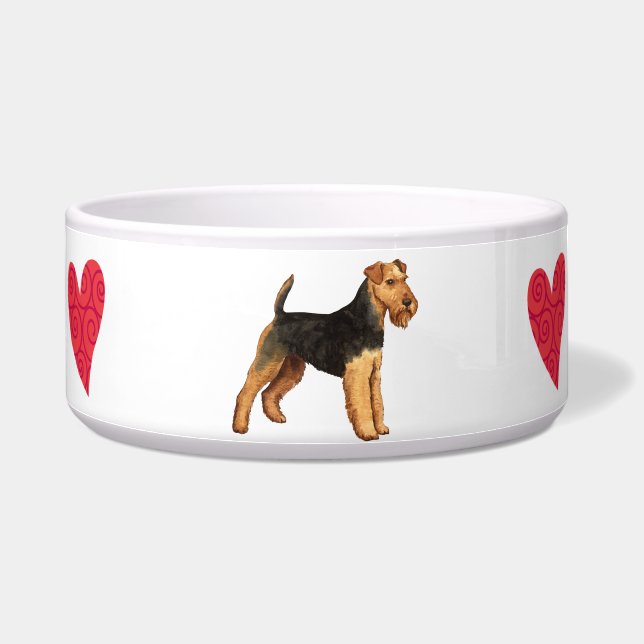 Écuelle J'aime mon gallois Terrier (Droite)