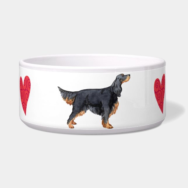 Écuelle J'aime mon Gordon Setter (Droite)