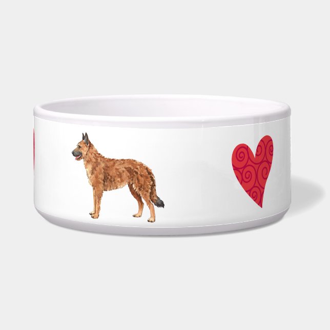 Écuelle J'aime mon Laekenois belge (Devant)